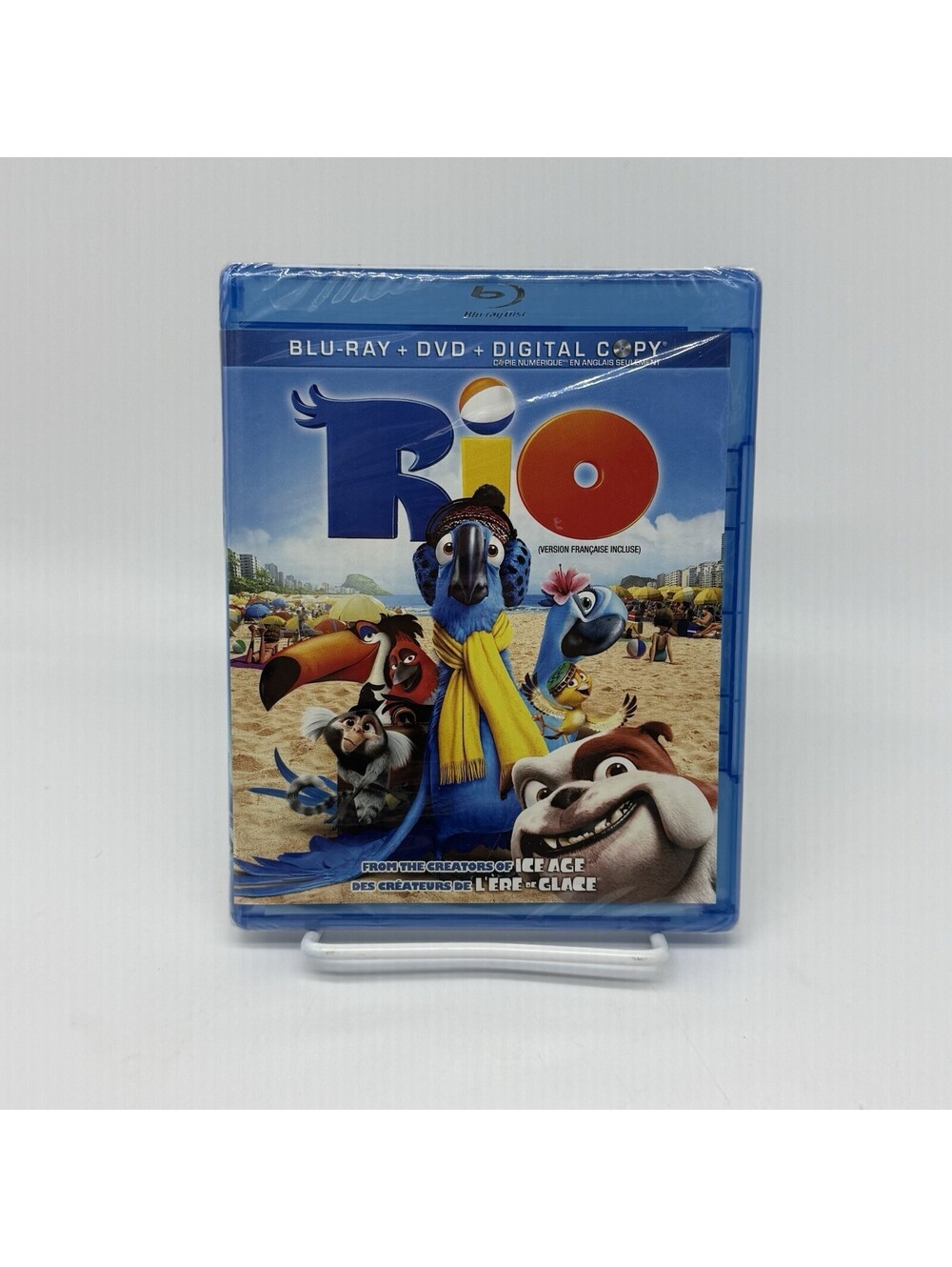 Rio Blu-ray 2011  Blue Sky Animated Movie New Sealed (3 DVD Set)